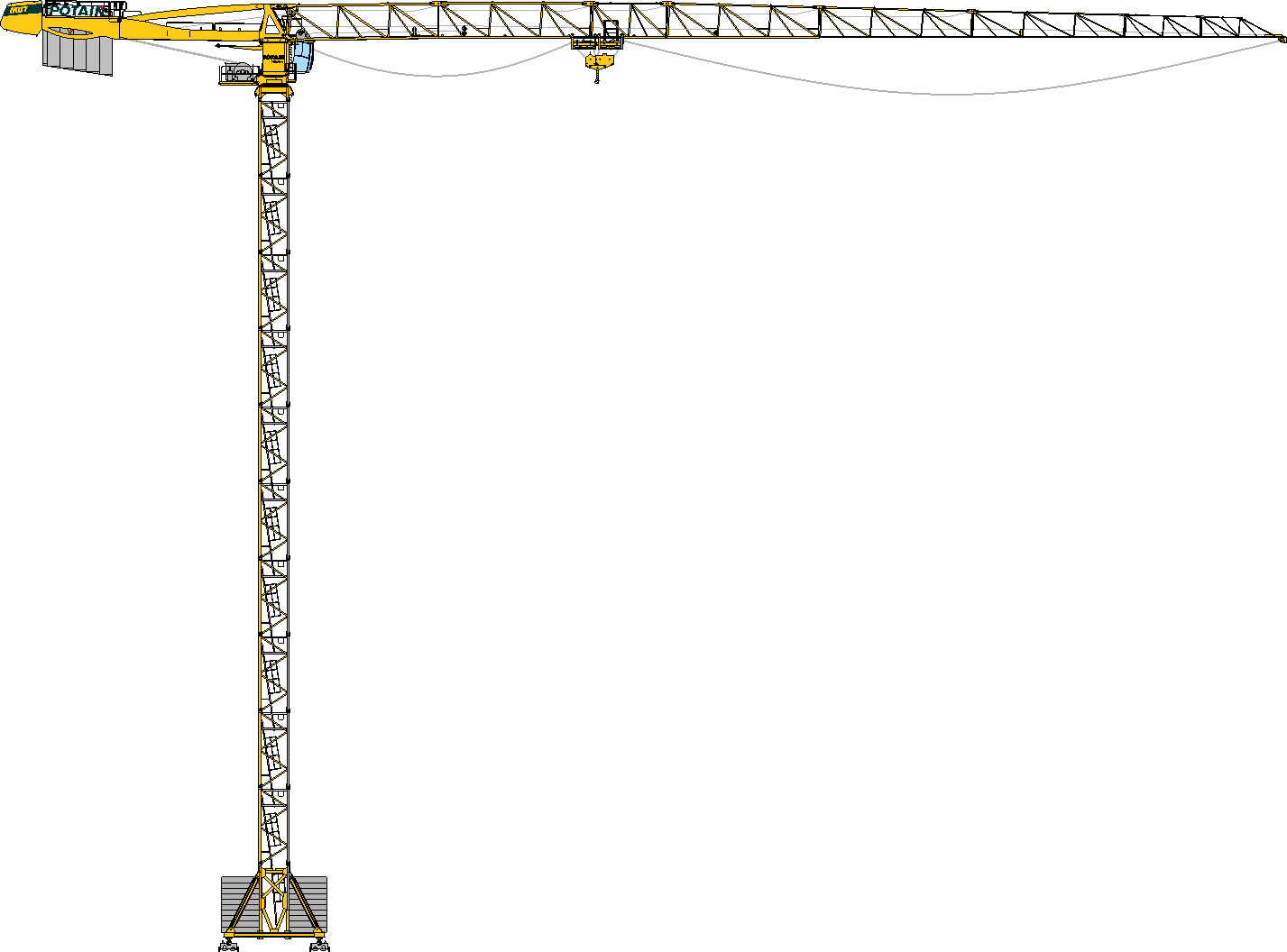 Potain MDT269-J12 tower crane rental