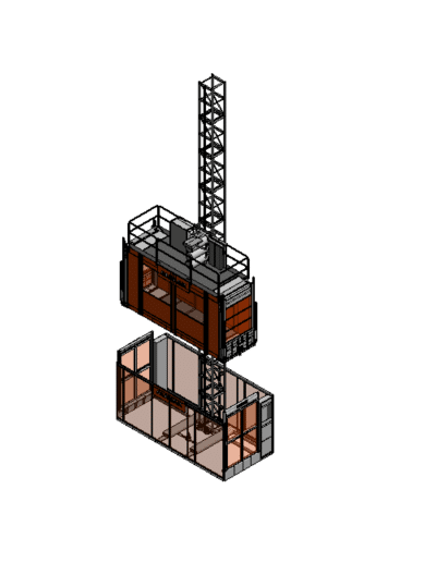 Alimak Scando 650 personnel hoist rental