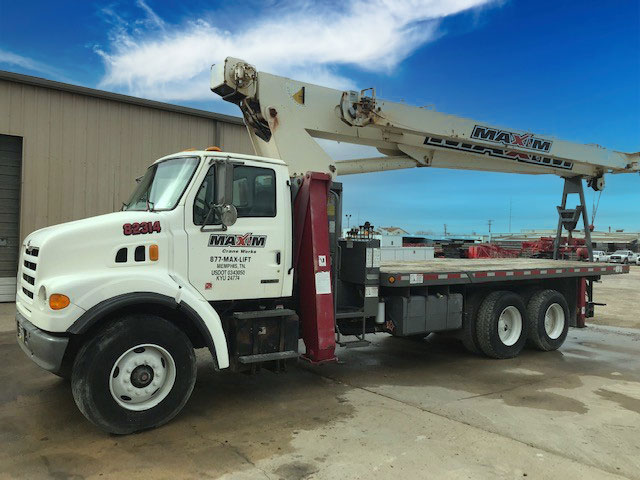 Maxim Crane boom truck