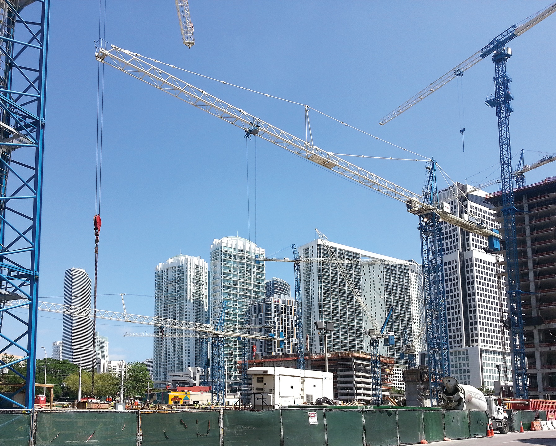 Brickell City Centre Miami Florida Crane Rental