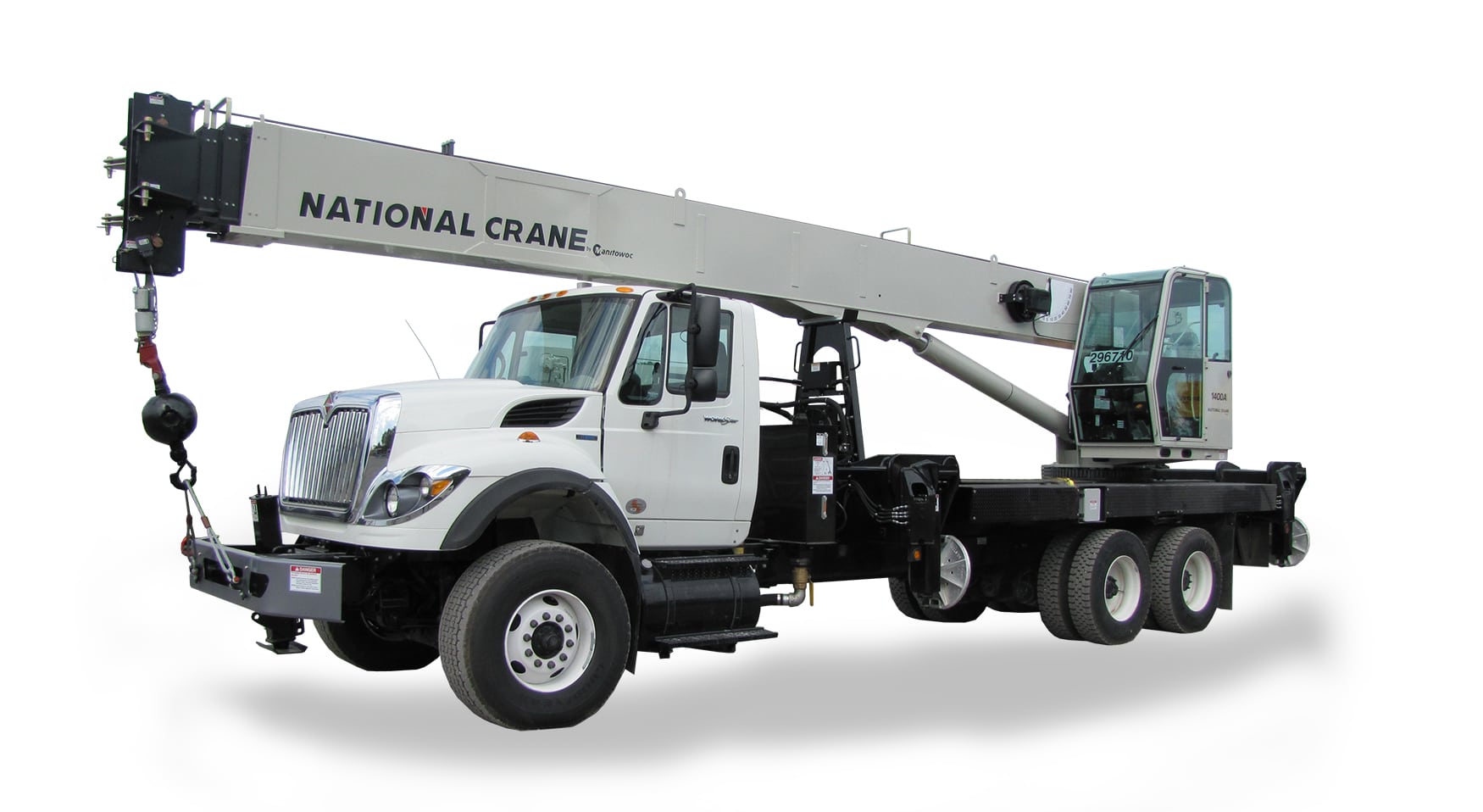 National 1400A boom truck rental