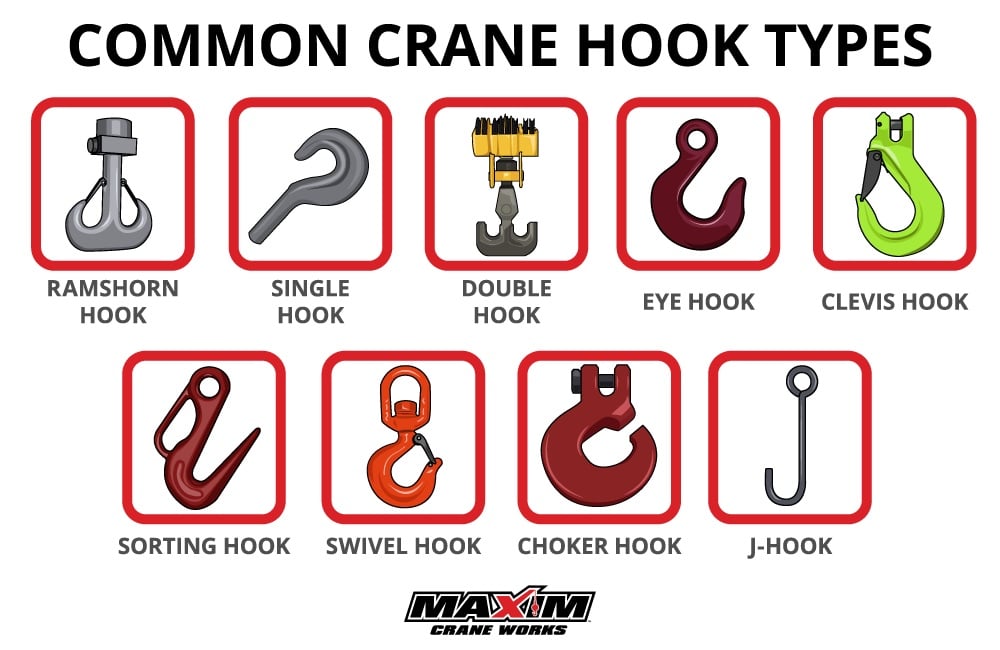Common Crane Hook Types