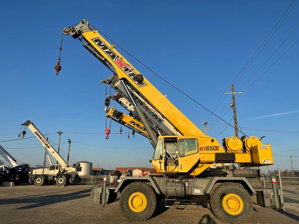 Maxim Crane in Yard