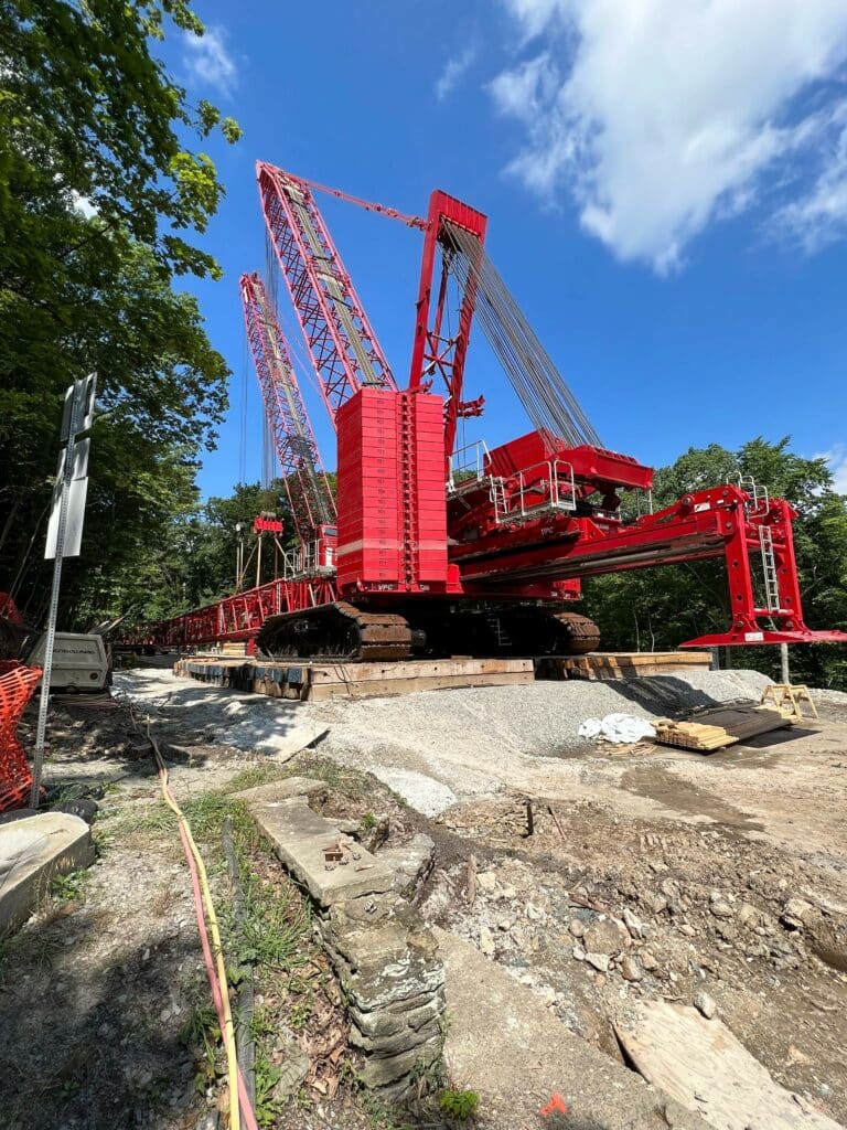 Fern Hollow project with Maxim crane
