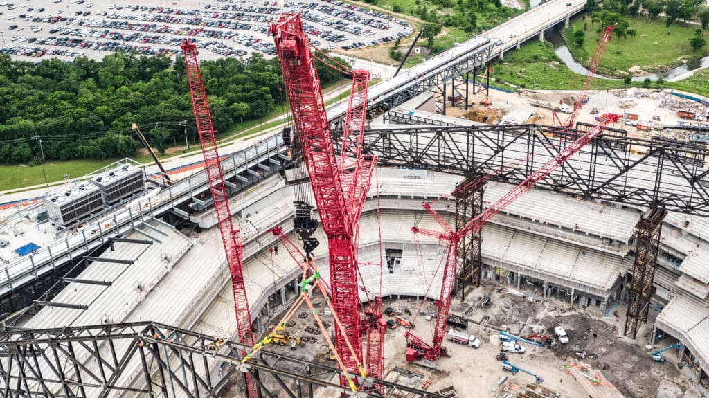 Rangers Stadium construction Project