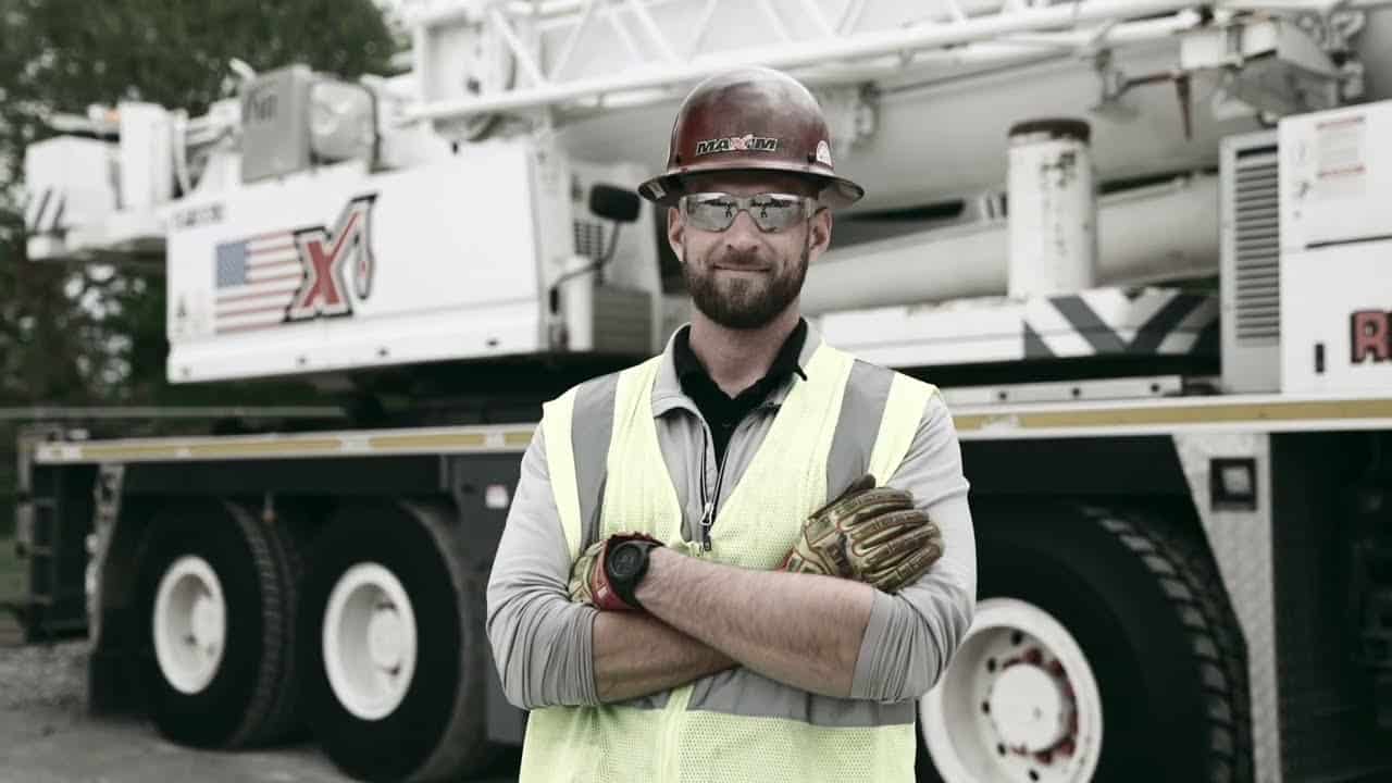 Sam Krause, operations manager for Maxim Crane